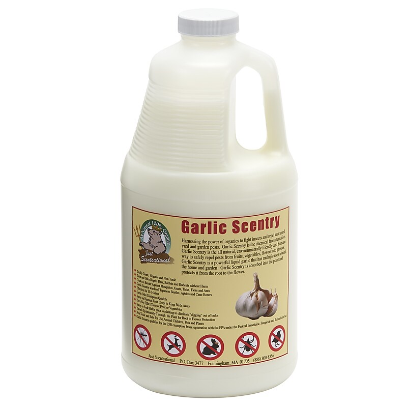 Just Scentsational by Bare Ground Garlic Scentry Repellent for Multiple Pests, Garlic Scent, 64 oz. (GAR-64) image 1