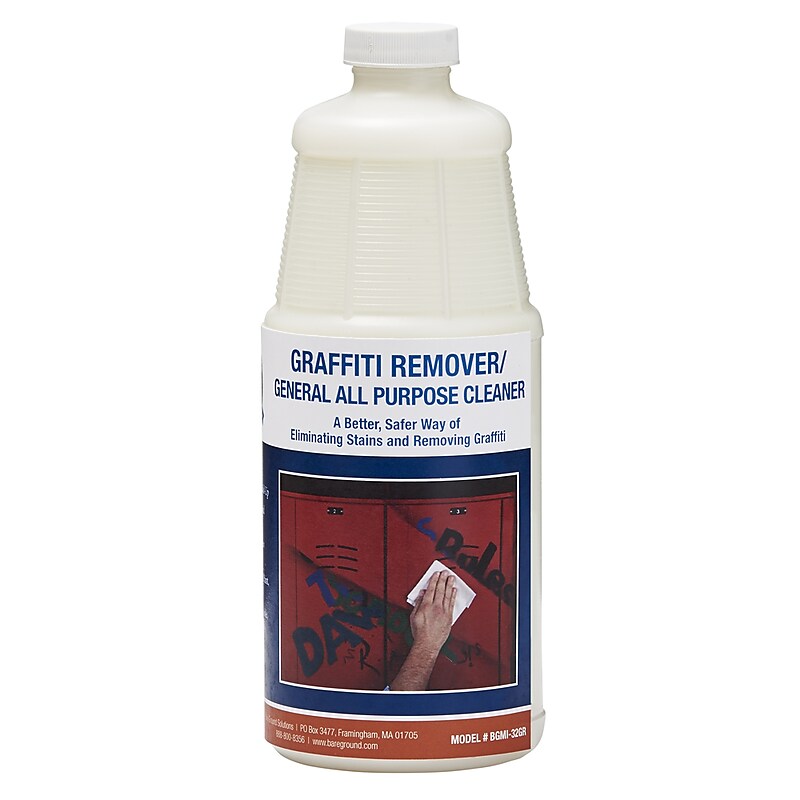 One Shot Coatings by Bare Ground Graffiti Remover and Cleaner, 32 oz./1 qt. (BGMI-32GR) image 1
