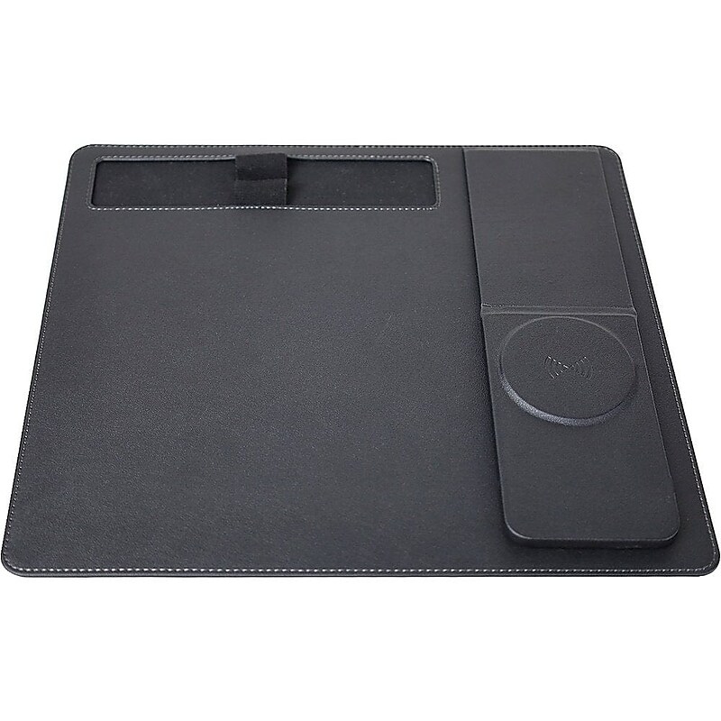 SaharaCase Office Mouse Pad with Wireless Charging, 11" x 9.84", Black (DA00004) image 1