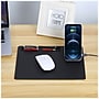 SaharaCase Office Mouse Pad with Wireless Charging, 11" x 9.84", Black (DA00004)~#|#~sp226810226_sc7