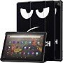 SaharaCase Tri-Fold Folio Case for Amazon Fire HD 10 (2023), Black (TB00367)~#|#~sp226810300_sc7