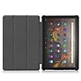 SaharaCase Tri-Fold Folio Case for Amazon Fire HD 10 (2023), Black/Yellow (TB00368)~#|#~sp226810311_sc7