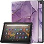 SaharaCase Tri-Fold Folio Case for Amazon Fire HD 10 (2023), Purple (TB00369)~#|#~sp226810317_sc7