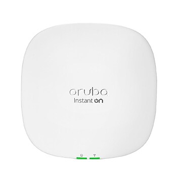 Aruba AP-615 AX3600 Tri Band WiFi 6E Access Point, White (R7J50A