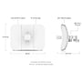 Ubiquiti airMAX LiteBeam AC 450Mbps Single Band PoE Wi-Fi 5 Radio, White  (LBE-5AC-GEN2-US)~#|#~sp226890094_sc7