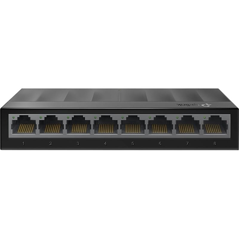 TP-Link LS1008G Litewave 8 Port Layer 2 Gigabit Ethernet Switch Unmanaged, Black image 1