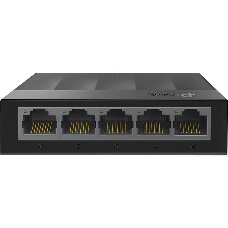 TP-Link LS1005G Litewave 5 Port Layer 2 Gigabit Ethernet Switch Unmanaged, Black image 1
