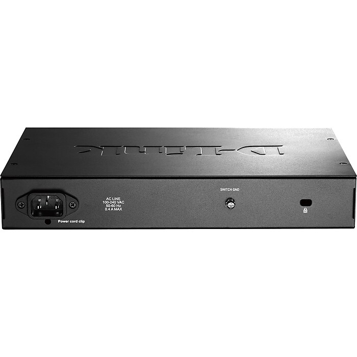 D-Link 24-Port Gigabit Ethernet Unmanaged Switch, 10/100/1000 Mbps