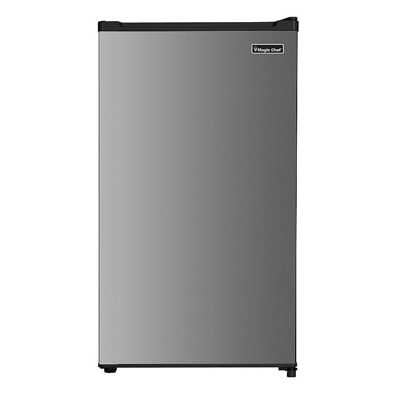 Magic Chef Freezerless Mini Fridge, 3.2-Cu. Ft., Silver (MCAR32PSE) image 1
