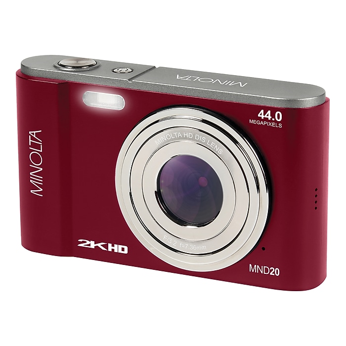PROD カメラ MINOLTA製 Minolta 44 MP Digital 2.7K Quad HD Camera, 16x Digital Zoom