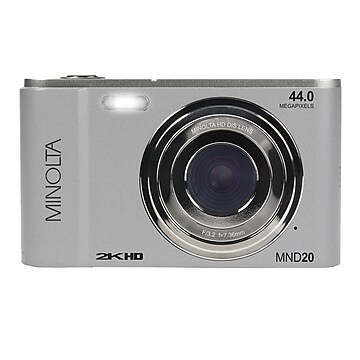 Minolta 44 MP/2.7K Quad HD Digital Camera with 16x Digital