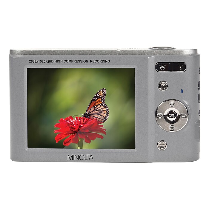 Minolta 44 MP Digital 2.7K Quad HD Camera, 16x Digital Zoom