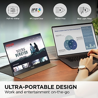 ViewSonic VX1655 15.6 Inch 1080p Portable LED IPS Monitor - Thumbnail 4