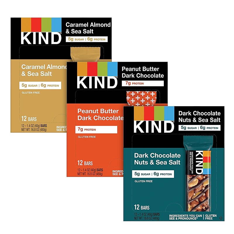 KIND Gluten Free Variety Pack, 36/Box (600-00774) image 1