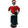 Fraser Hill Farm 58" African American Dancing Mrs. Claus with Faux-Fur Muff (FMC058-2RD5-AA)~#|#~sp227528942_sc7