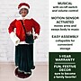Fraser Hill Farm 58" African American Dancing Mrs. Claus with Faux-Fur Muff (FMC058-2RD5-AA)~#|#~sp227528944_sc7