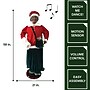 Fraser Hill Farm 58" African American Dancing Mrs. Claus with Faux-Fur Muff (FMC058-2RD5-AA)~#|#~sp227528945_sc7