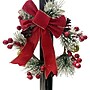 Fraser Hill Farm Let It Snow Series 71" Musical Street Lamp (FSSL071A-BLK2)~#|#~sp227528994_sc7