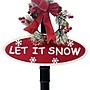 Fraser Hill Farm Let It Snow Series 71" Musical Street Lamp (FSSL071A-BLK2)~#|#~sp227528995_sc7