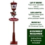 Fraser Hill Farm Let It Snow Series 71" Musical Snowy Street Lamp (FSSL071A-RD3)~#|#~sp227529010_sc7