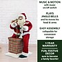Fraser Hill Farm 48" Music & Motion Santa Claus in Chimney (FSC048-1RD)~#|#~sp227529048_sc7