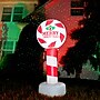 Fraser Hill Farm 4' Prelit "Merry Christmas" Candy Cane Sign Inflatable (FHFXMASSGN041-L)~#|#~sp227529105_sc7