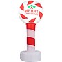 Fraser Hill Farm 4' Prelit "Merry Christmas" Candy Cane Sign Inflatable (FHFXMASSGN041-L)~#|#~sp227529106_sc7