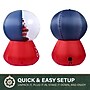 Fraser Hill Farm 6' Prelit Santa and Snowman Snow Globe Inflatable (FHFSNWGLOBE062-L)~#|#~sp227529135_sc7