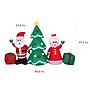 Fraser Hill Farm 7.5' Prelit Santa and Mrs. Claus Inflatable (FHFSNTAMRSC071-L)~#|#~sp227529136_sc7