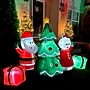 Fraser Hill Farm 7.5' Prelit Santa and Mrs. Claus Inflatable (FHFSNTAMRSC071-L)~#|#~sp227529137_sc7