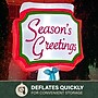 Fraser Hill Farm 6' Prelit Season's Greetings Sign Inflatable (FHFSGSGN061-L)~#|#~sp227529142_sc7