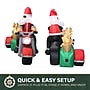 Fraser Hill Farm 6' Prelit Santa on Motorcycle Inflatable (FHFSNTABIKE061-L)~#|#~sp227529145_sc7