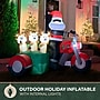 Fraser Hill Farm 6' Prelit Santa on Motorcycle Inflatable (FHFSNTABIKE061-L)~#|#~sp227529146_sc7