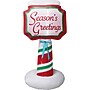Fraser Hill Farm 6' Prelit Season's Greetings Sign Inflatable (FHFSGSGN061-L)~#|#~sp227529154_sc7