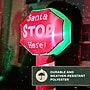 Fraser Hill Farm 3.5' Prelit "Santa Stop Here" Sign Inflatable (FHFXMASSGN031-L)~#|#~sp227529182_sc7