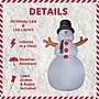 Fraser Hill Farm 20' Jolly Snowman Inflatable (FHFSNWM201-L)~#|#~sp227529211_sc7