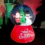 Fraser Hill Farm 6' Prelit Santa and Snowman Snow Globe Inflatable (FHFSNWGLOBE062-L)~#|#~sp227529227_sc7