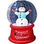 Fraser Hill Farm 6-Ft. Tall Multicolor Prelit Snowman Snow Globe Inflatable (FHFSNWGLOBE061-L)~#|#~sp227529242_sc7