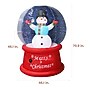 Fraser Hill Farm 6-Ft. Tall Multicolor Prelit Snowman Snow Globe Inflatable (FHFSNWGLOBE061-L)~#|#~sp227529243_sc7
