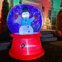 Fraser Hill Farm 6-Ft. Tall Multicolor Prelit Snowman Snow Globe Inflatable (FHFSNWGLOBE061-L)~#|#~sp227529248_sc7