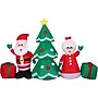 Fraser Hill Farm 7.5' Prelit Santa and Mrs. Claus Inflatable (FHFSNTAMRSC071-L)~#|#~sp227529259_sc7