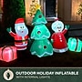 Fraser Hill Farm 7.5' Prelit Santa and Mrs. Claus Inflatable (FHFSNTAMRSC071-L)~#|#~sp227529261_sc7