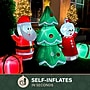 Fraser Hill Farm 7.5' Prelit Santa and Mrs. Claus Inflatable (FHFSNTAMRSC071-L)~#|#~sp227529262_sc7
