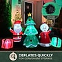 Fraser Hill Farm 7.5' Prelit Santa and Mrs. Claus Inflatable (FHFSNTAMRSC071-L)~#|#~sp227529263_sc7