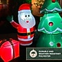 Fraser Hill Farm 7.5' Prelit Santa and Mrs. Claus Inflatable (FHFSNTAMRSC071-L)~#|#~sp227529264_sc7
