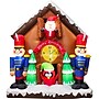 Fraser Hill Farm 6' Prelit Santa Nutcracker Cuckoo Clock Inflatable (FHFSNTACCLK061-L)~#|#~sp227529281_sc7