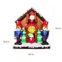 Fraser Hill Farm 6' Prelit Santa Nutcracker Cuckoo Clock Inflatable (FHFSNTACCLK061-L)~#|#~sp227529282_sc7