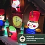 Fraser Hill Farm 6' Prelit Santa Nutcracker Cuckoo Clock Inflatable (FHFSNTACCLK061-L)~#|#~sp227529287_sc7
