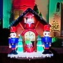 Fraser Hill Farm 6' Prelit Santa Nutcracker Cuckoo Clock Inflatable (FHFSNTACCLK061-L)~#|#~sp227529288_sc7