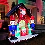 Fraser Hill Farm 6' Prelit Santa Nutcracker Cuckoo Clock Inflatable (FHFSNTACCLK061-L)~#|#~sp227529289_sc7